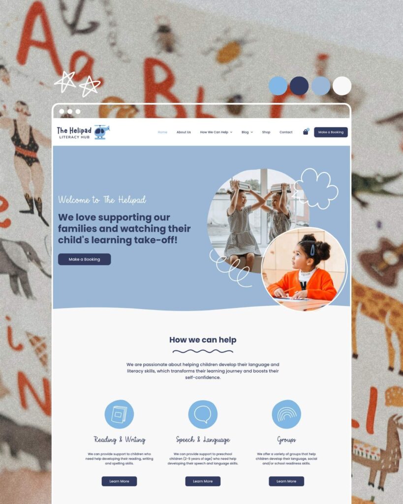 The Helipad Website Design